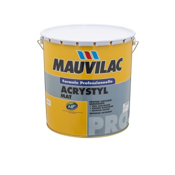 Peinture acrylique mateAcrystyl mat ton pastel 15lt