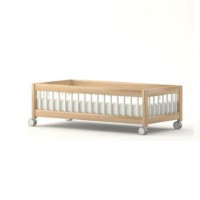 Lit d'appoint bas pour enfant + 2 ans + matelas