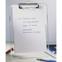Porte bloc A4 transparent