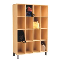 Meuble range sacs 16 cases sans portes - WESCO