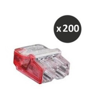 Connecteur sans vis 2 entrees