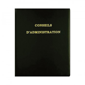 Reliure conseil administration