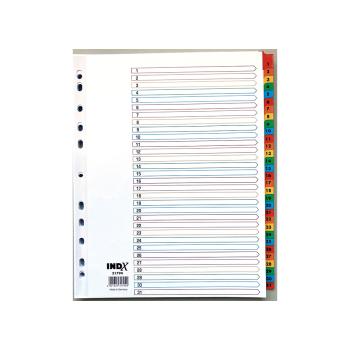 Intercalaire mylar carton maxi 1 a 31