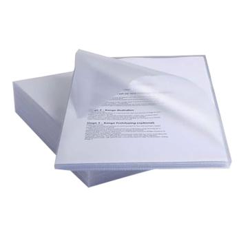 Boite de 100 pochettes polypro coin grainees