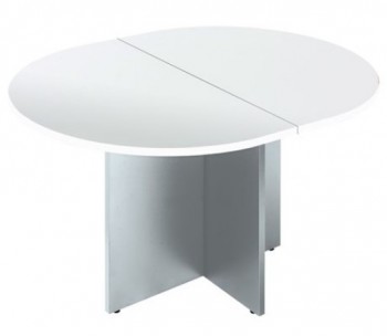 Table de reunion modulable l140 cm pieds croix excellens - 6 places