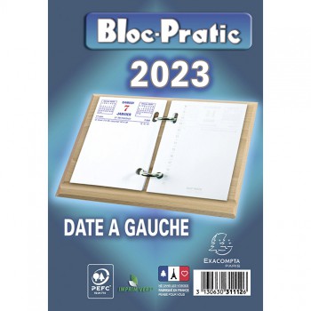 Bloc ephemeride date a gauche - 2024