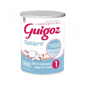 Lait infantile 1er Age Guigoz Optipro - 6 boites 780g