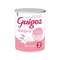 Lait infantile 2ème Age Guigoz Optipro - 6 boites 780g