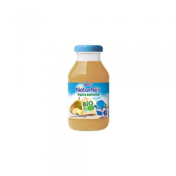 Jus de fruits Naturnes 6 mois - Poire Banane Bio - 12 bouteilles 20cl