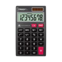Calculatrice de poche truly avec couvercle
