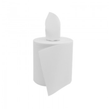 Essuie main en bobine MAXI à dévidage central - 450 formats- 2 plis - microgaufré blanc