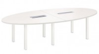 Table de reunion modulable l280 x p140 cm - 12 places