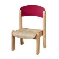 Chaise en bois hauteur 18cm