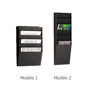 Présentoir fixe 6 cases pour document A4