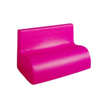 Banquette 2 places Revêtement tissu PVC lavable - Déhoussable
