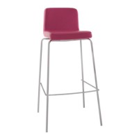 Tabouret haut tapissé - H100 cm - Ha80 cm