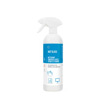 Nettoyant surfaces lisses. vitres et écrans Nat'Glass - 750ml