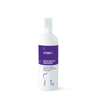 Biotraitement préventif des canalisations- anti-odeurs - COLOWAY - 1L