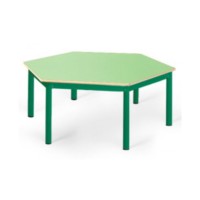 Table hexagonale D90cm - T2