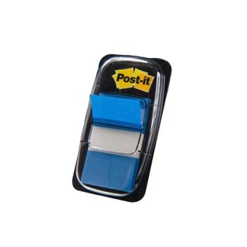Marque page post it 25x44mm - bleu