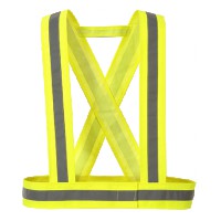 Baudrier de signalisation fluorescent en PU