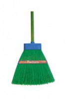 Balai plastique paille verte emmanche verdemec 145cm
