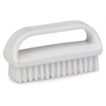 Brosse a ongles alimentaire 1 face avec poignee et chainette