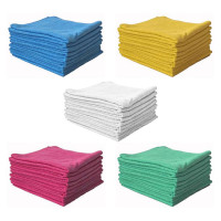 Lot de 10 lavettes microfibre 38x38cm