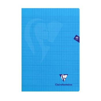 Cahier polypro piqure A4 grand carreaux - 48P