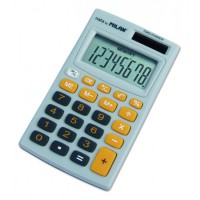 Calculatrice de poche 8 chiffres + etui two power