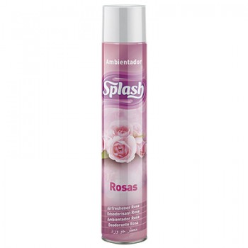 Splash roses 750ml aerosol desodorisant