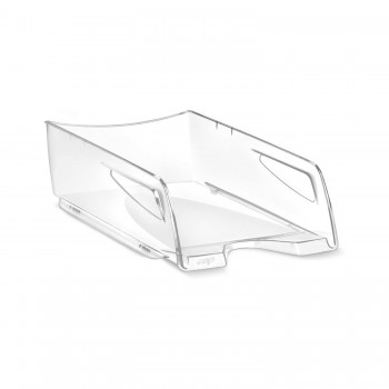 Corbeille courrier capamax cristal h11.5cm