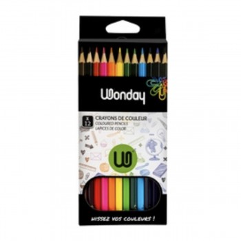 Etui de 12 crayons de couleur