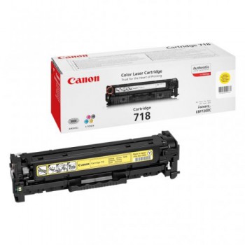 Cartouche CANON 718Y Jaune 2900p