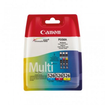 Cartouche CANON CLI-526CMY Pack de 3 couleurs C/M/Y