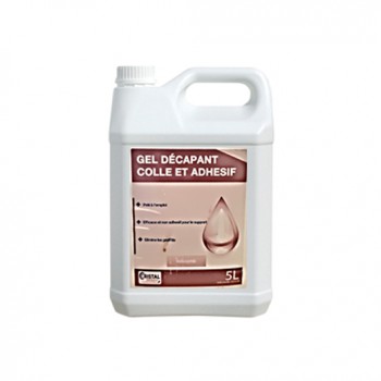 Gel decapant anti graffiti colle et adhesif 5l