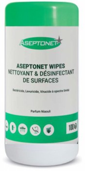 B/100 lingettes purell antimicrobial surfaces ss/rinc