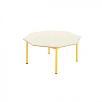 Table maternelle fixe octogonale NE - T1