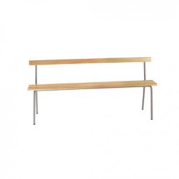 Banc avec dossier BOSTON enseignement L160 - T5