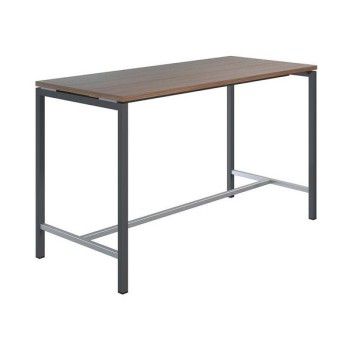 Table haute rectangulaire de réunion 180 x 80 cm - 6/8 personnes