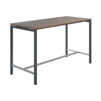 Table haute rectangulaire  de réunion 180 x 80 cm - 6/8 personnes