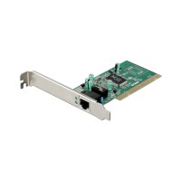Carte gigabit ethernet - 10/100/1000base-t - carte enfichable - pci - 1 port