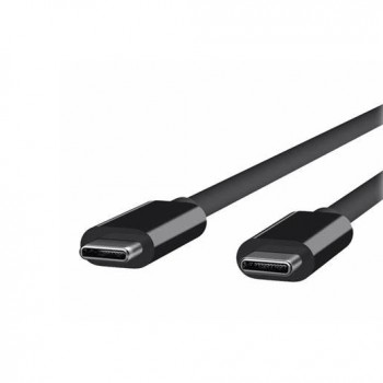 Cable usb-c to usb-c usb 2.0 3a/1m/black