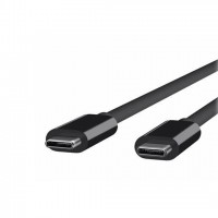 Cable usb-c to usb-c usb 2.0 3a/1m/black