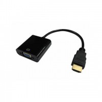 Adaptateur hdmi m / vga f avec port audio