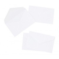 Paquet de 500 enveloppes blanches carte 90x140
