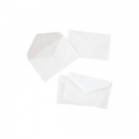 Boite de 500 enveloppes blanche carte 90x140