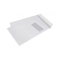Paquet de 250 pochettes blanches avec fenetre 110x50 - 229x324 - pefc