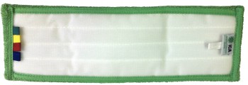 Frange microfibre verte velcro 40 cm