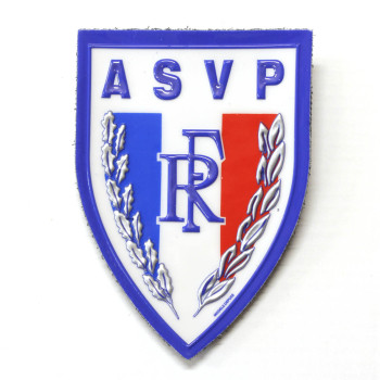 Ecusson manche ASVP - fixation sur velcro